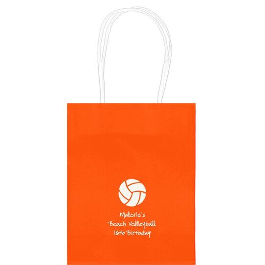 Volleyball Mini Twisted Handled Bags